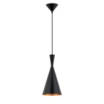 Black One Light Pendant From The Bronx Collection. Fixed Price $165.00.