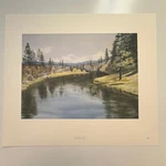 Hat Creek East Out Of Redding Jane Gallagher Book Plate Print SV36-1. Fixed Price $13.50.