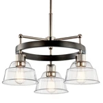 Kichler 52402 Eastmont Light 23"W Ring Chandelier - Nickel. Fixed Price $319.99.