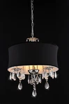 Warehouse Of Tiffany Cassiopeia Crystal Chandelier, Black. Fixed Price $261.99.