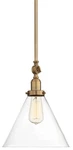 Savoy House 7-9132-1 Drake Light 10"W Mini Pendant Brass. Fixed Price $252.00.