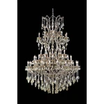 Elegant Theresa 61-LT 54" Royal Cut Chandelier, Smoke 2800G54GT-GT-RC. Fixed Price $9446.00.
