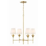 Crystorama Broche Light Chandelier, Antique Gold/white 534-GA. Fixed Price $448.00.