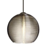 Besa Lighting Kristall 1LT Cord Pendant, Bronze/gray 1XT-461502-LED-BR. Fixed Price $414.00.