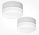 Pack Of 2 Commercial Electric 5 In. Spin Light White Integrated Led Flushmount. Fixed Price $17.95.
