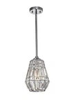 Warehouse Of Tiffany Trazi 1-LIGHT Crystal Ceiling Pendant Lamp HM115/1. Fixed Price $39.84.
