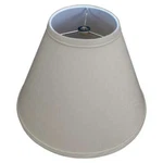Fenchelshades.com 12 In. W X 8.25 Stone/nickel Finish Empire Lamp. Fixed Price $17.99.
