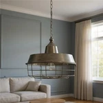 Homeroots 611614 14.5 X In. Gold Single Metal Dimmable Ceiling Light .... Fixed Price $212.67.
