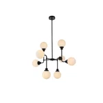 Living District Hanson Light Pendant, Black/frosted - LD7038D36BK. Fixed Price $204.99.
