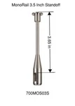 Tech Lighting Monorail 3.5IN Standoff, Satin Nickel. Fixed Price $25.00.