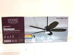 Home Decorators Daniel Island 52 In. Outdoor Matte Black Ceiling Fan Sealed. Fixed Price $174.95.