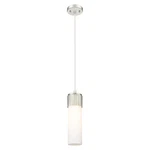 Innovations Bolivar 5" Cord PENDANT/12" Satin Nickel/white 428-1P-SN-G428-12WH. Fixed Price $246.40.
