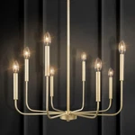 Lnc Gold Candlestick Island Chandelier For Kitchen Bedroom Dining Area. Fixed Price $76.49.