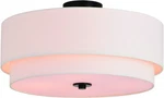 Vaxcel Lighting C0112 Burnaby 4 21"W Semi-flush Drum Black. Fixed Price $269.99.