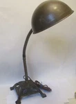 Antique Gooseneck Metal Lamp Deco Urban Industrial. Fixed Price $275.00.