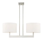 Livex Lighting 42403 Hayworth 30"W Linear Chandelier - Nickel. Fixed Price $299.96.