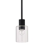 Nuvo Lighting 60/8064 Clarksville 4"W Mini Pendant - Black. Fixed Price $89.99.
