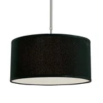 Z-lite 171-16-C Albion 3 Light 16"W Linen Fabric Drum Shade Black. Fixed Price $179.28.