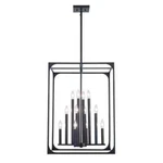 Bel Air Ruby Ridge 20.5 In. 12-LIGHT Black Hanging Chandelier Fixture. Fixed Price $161.18.