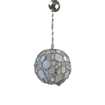 Crystorama Palla 1 Light Antique Silver Sphere Mini Chandelier - Affordable. Fixed Price $275.00.