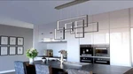 Quoizel 57" Pendant Light In Western Bronze Contemporary Kitchen Pendent. Fixed Price $599.00.