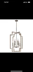 Kichler 43966PN Downtown Deco 8-LIGHT Chandelier Foyer In Polished Nickel Nib. Fixed Price $295.00.
