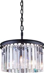 Elegant Mocha Brown Sydney Pendant Lamp With Crystal. Fixed Price $1005.00.