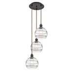 Innovations Rochester 3LT 15" Cm Pendant, Bz/cl 113B-3P-OB-G556-8CL. Fixed Price $719.40.