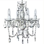 Gypsy Color The Original Brink House 4 Light Crystal White Hardwire Flush Mou.... Fixed Price $73.57.