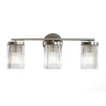Housemark Appliances Luca 3-LIGHT Vanity Bar Brushed Nickel Finish. Fixed Price $49.99.