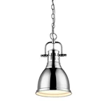 Golden Lighting Duncan Collection 1-LIGHT Chrome Mini Pendant. Fixed Price $34.99.