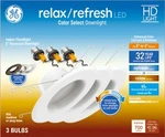 Ge Relax/refresh Led Color Downlight Indoor Floodlight 6" Recessed 3 Total. Fixed Price $80.00.