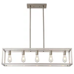 5 Lights Island Lighting Brushed Nickel Dining Room Chandelier Farmhouse Hang.... Fixed Price $201.07.