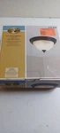 Hampton Bay 2-LIGHT Rust Flush Mount. Fixed Price $12.69.