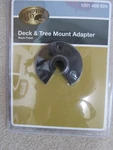 Hampton Bay Deck Tree Mount Adaptor Black 1001 488 924. Fixed Price $8.99.