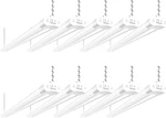 10 Pack 4FT Linkable Led Utility Fixture, 4400LM, 42W, 5000K Daylight For. Fixed Price $123.05.