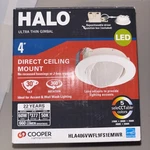 Halo HLA406VWFL9FS1EMWR Ultra-thin Adj. Gimbal Outdoor Led Downlight. Fixed Price $25.00.