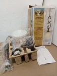 Hampton Bay Somerset Mini Pendant Light Bronze Frosted Glass. Fixed Price $45.00.