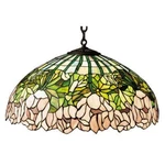 Meyda Lighting 22'W Cabbage Rose Pendant, Purple/blue Pink 59 - 31144. Fixed Price $1158.10.