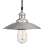 Progress Lighting 1-LIGHT Antique Nickel Pendant W/ Metal Shade. Fixed Price $29.95.