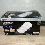 Commercialelectric 4IN.LED Duobright 3-LEVEL Lu Canless Recessed Light 4PK. Fixed Price $29.99.