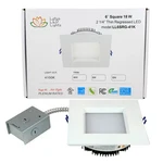 Lotus 6" Square 18W 2 1/4 Thin Regressed Led Light LL6SRG-41K- White. Fixed Price $15.00.