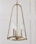 Kichler Nerine 3-LIGHT Foyer Pendant With Hammered Glass Champagne Bronze. Fixed Price $88.99.
