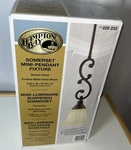Hampton Bay 229-232 Somerset 1-LIGHT Mini-pendant Fixture Bronze. Fixed Price $49.29.