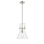 Innovations Newton 10" Light Mini Pendant, Amber/nickel/cone 411-1S-SN-10CL. Fixed Price $332.64.