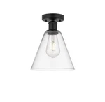 Innovations Lighting 616-1F-12-8 Berkshire Semi-flush Black. Fixed Price $165.00.