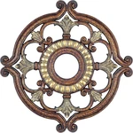Lighting 8216-64 Ceiling Medallion Palacial Bronze With Gilded Accents, 0.1 X. Fixed Price $264.99.