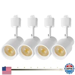 Aibisod 4-PACK Dimmable Led Track Light Heads 3000K Warm White CRI90+. Fixed Price $72.60.