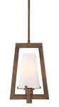 Designers Fountain 87930 Gold Hyde Park 1-LIGHT Pendant With Opal Shade. Fixed Price $68.84.