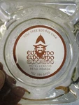 Vintage Eldorado Hotel Casino Reno Nevada Square Light Smoke Glass Ashtray. Fixed Price $8.00.
